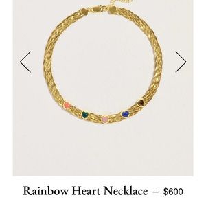 Headed to Consignment 8/14 Pamela Love Rainbow Heart Necklace